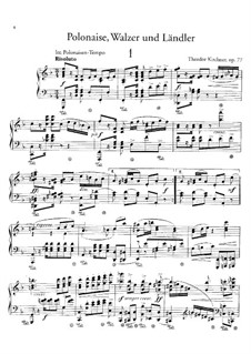 Полонезы, вальсы и лендлеры, Op.77: Полонезы, вальсы и лендлеры by Теодор Кирхнер