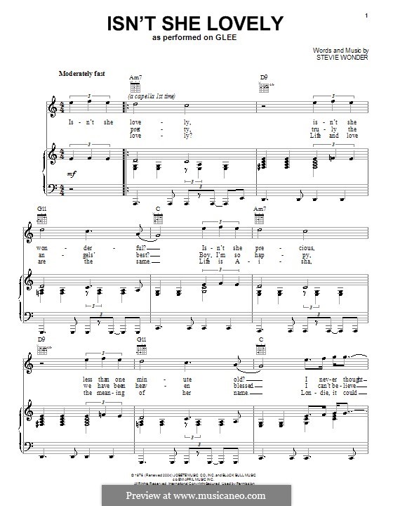 Isn t she lovely. Isn't she Lovely Stevie Wonder фортепиано. Isn't she Lovely Ноты. Isn't she Lovely Ноты для фортепиано.
