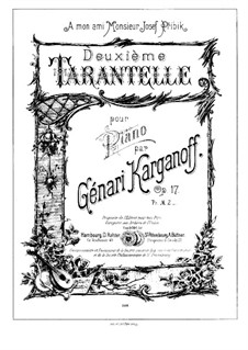 Тарантелла No.2, Op.17: Тарантелла No.2 by Геннадий Корганов