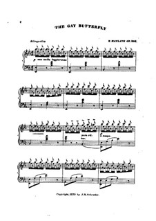 Веселая бабочка, Op.301: Веселая бабочка by Генри Майлат
