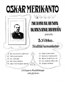 Финские народные песни: No.41-50 by Оскар Мериканто