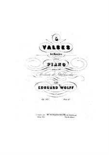 Пять блестящих вальсов, Op.112: Пять блестящих вальсов by Эдуард Вольф