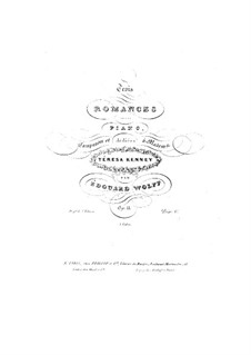 Три романса для фортепиано, Op.11: Три романса для фортепиано by Эдуард Вольф