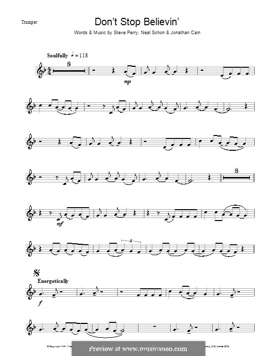 Instrumental version: Для трубы by Jonathan Cain, Neal Schon, Steve Perry