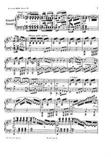 Большая соната фа-диез минор, Op.26: Большая соната фа-диез минор by Фердинанд Рис