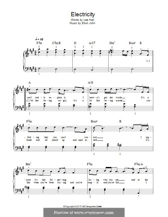 Electricity: Для начинающего пианиста by Elton John