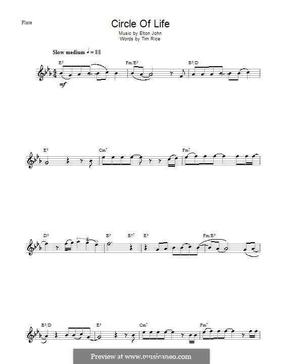 Instrumental version: Для флейты by Elton John