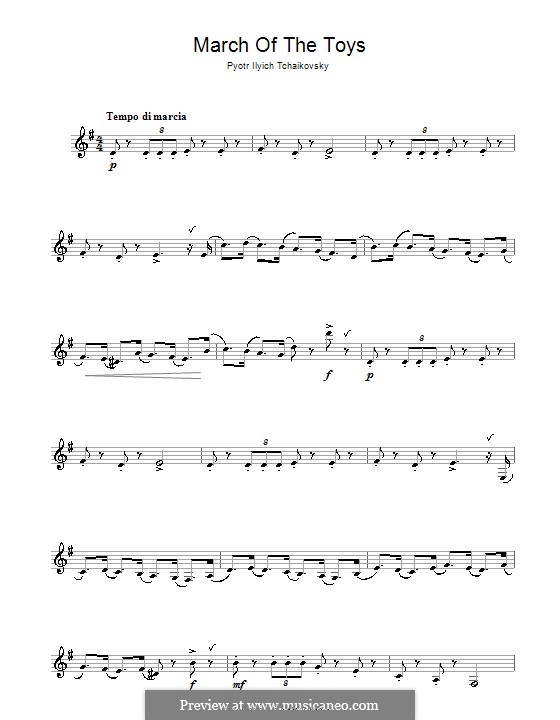 No.2 Марш: Для кларнета by Петр Чайковский