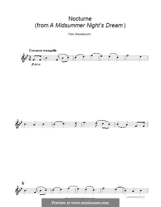 Ноктюрн: Для саксофона by Феликс Мендельсон-Бартольди