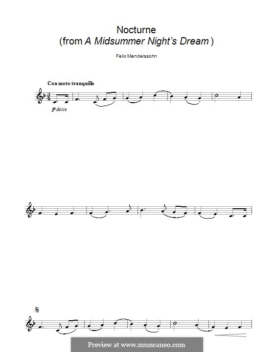 Ноктюрн: Для кларнета by Феликс Мендельсон-Бартольди