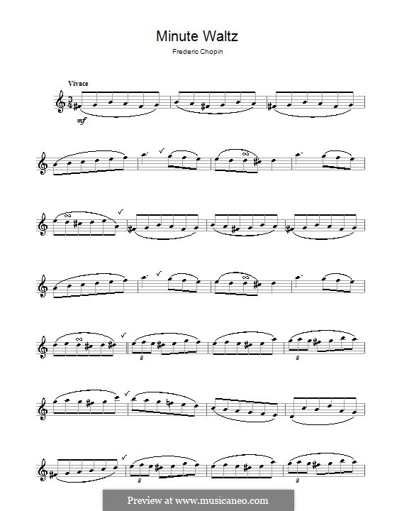 No.1 ре-бемоль мажор: Для альтового саксофона by Фредерик Шопен