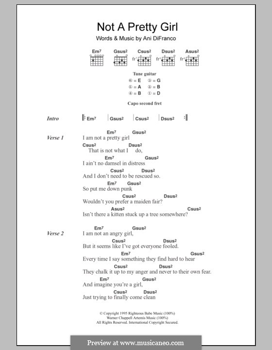 Pretty Girl Chords