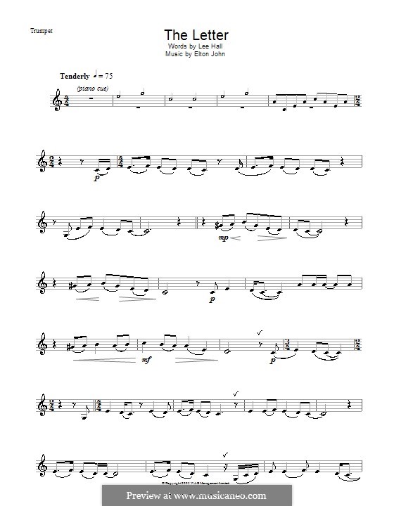 The Letter: Для трубы by Elton John
