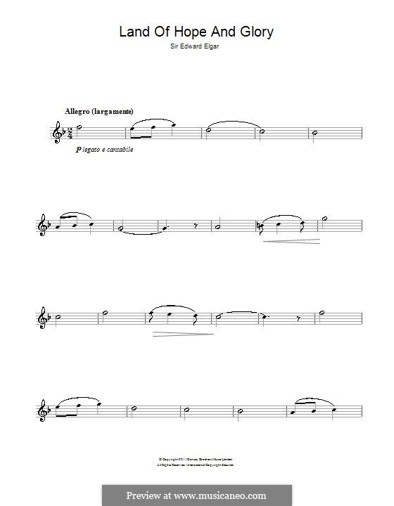 Марш No.1: Trio, for alto saxophone by Эдуард Элгар