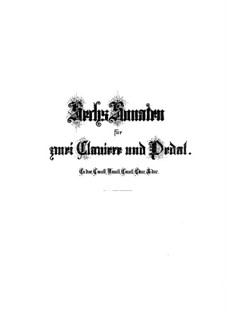 Трио-соната для органа No.1 ми-бемоль мажор, BWV 525: Для одного исполнителя by Иоганн Себастьян Бах