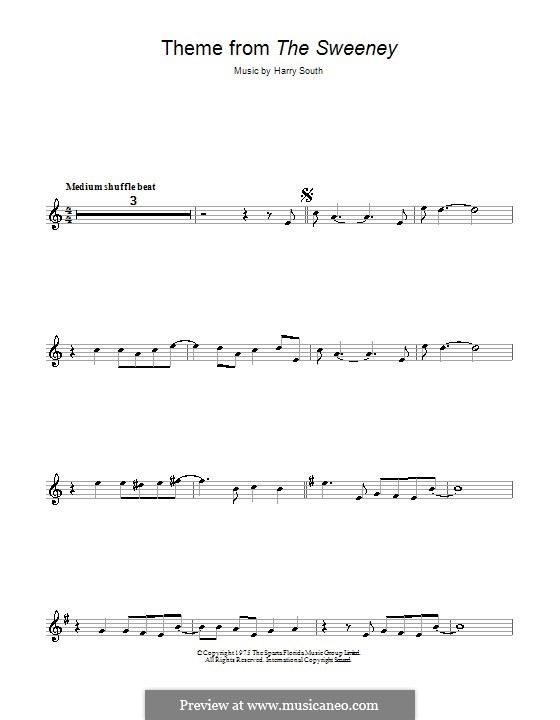 Theme from The Sweeney: Для флейты by Harry South