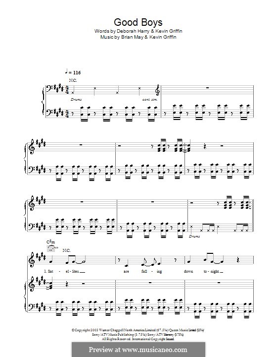 Good Boys (Blondie): Для голоса и фортепиано (или гитары) by Brian May, Kevin Griffin