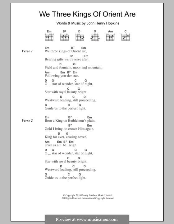 Vocal version: Текст, аккорды by John H. Hopkins Jr.