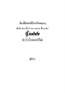 Erfreute Zeit im neuen Bunde (Joyful Time in the New Covenant), BWV 83: Партитура by Иоганн Себастьян Бах