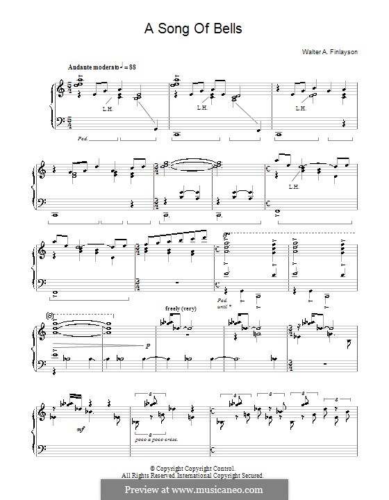 A Song of Bells: A Song of Bells by Walter Finlayson