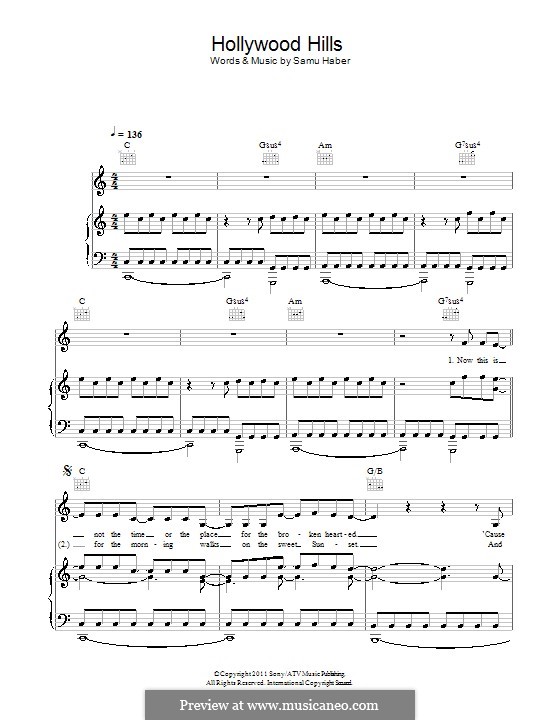 S. Haber Hollywood Hills (Sunrise Avenue)