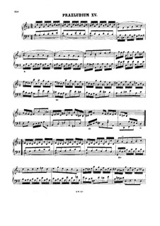 Прелюдия и фуга No.15 соль мажор, BWV 884: Для клавесина by Иоганн Себастьян Бах