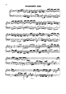 Прелюдия и фуга No.23 си мажор, BWV 892: Для клавесина by Иоганн Себастьян Бах