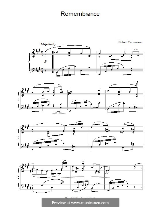No.28 Воспоминание: Для фортепиано by Роберт Шуман