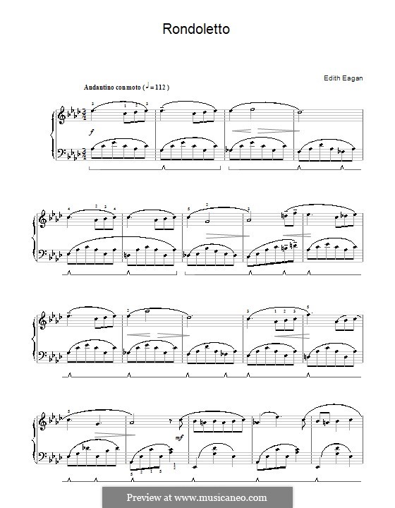 Рондолетто: Рондолетто by Edith Eagan
