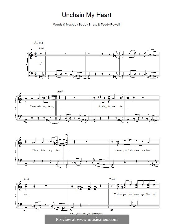 Unchain My Heart (Ray Charles): Для голоса и фортепиано by Bobby Sharp, Teddy Powell