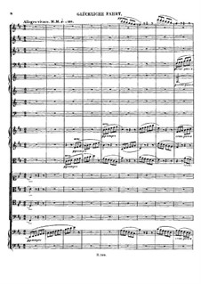 Кантата 'Морская тишь и счастливое плавание', Op.112: Счастливое плавание by Людвиг ван Бетховен