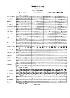 Гвендолина: Увертюра by Эммануэль Шабрие