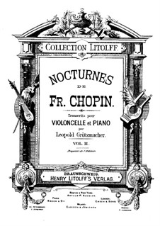 Ноктюрны, Op.32: No.2, для виолончели и фортепиано by Фредерик Шопен