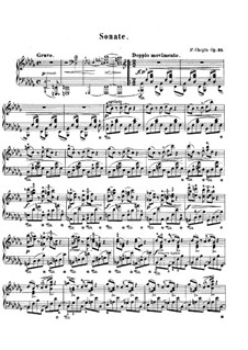 Соната для фортепиано No.2 си-бемоль минор, Op.35: Для одного исполнителя by Фредерик Шопен
