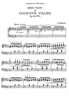 No.1 ре-бемоль мажор: Для фортепиано. Первая версия Феррата by Фредерик Шопен