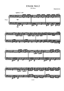 Etude No.2 in B Flat Minor: Etude No.2 in B Flat Minor by Irminsul Harp