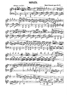 Шесть сонат, Op.25: Соната No.2 by Муцио Клементи