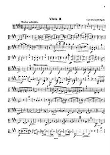 Струнный секстет ми мажор, Op.35: Партия I альта by Карл Давыдов
