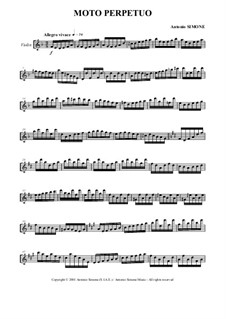 Moto perpetuo: Moto perpetuo by Antonio Simone