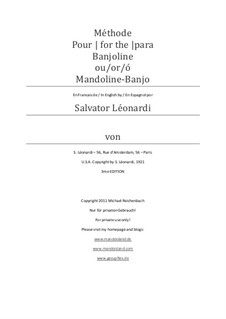 Méthode Pour Banjoline ou Mandoline-Banjo: Méthode Pour Banjoline ou Mandoline-Banjo by Salvator Leonardi