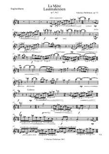Lautmalereien - Nr.2 La Mère - für Englischhorn und Orchester, Op.7: Stimmen by Nikolaus Pfefferkorn