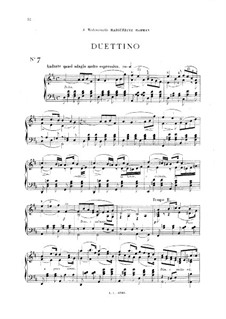 Vingt pièces nouvelles: No.7 Duettino by Теодор Дюбуа