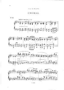 Vingt pièces nouvelles: No.11 Choral by Теодор Дюбуа