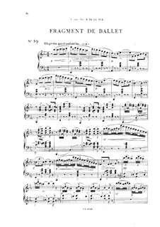 Vingt pièces nouvelles: No.19 Fragment de ballet by Теодор Дюбуа
