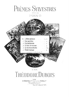 Poèmes sylvestres: No.1 L'allée solitaire by Теодор Дюбуа