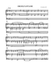 Orgelfantasie c-Moll, Op.8a: Orgelfantasie c-Moll by Raphael Sawitzky
