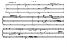 Work for Organ No.0 'Ankh No.1', MVWV 46: Work for Organ No.0 'Ankh No.1' by Maurice Verheul