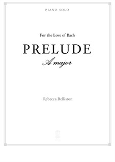 Prelude in G major (piano solo): Prelude in G major (piano solo) by Rebecca Belliston