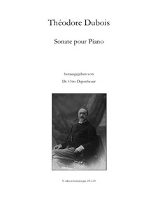 Sonate pour piano: Sonate pour piano by Теодор Дюбуа