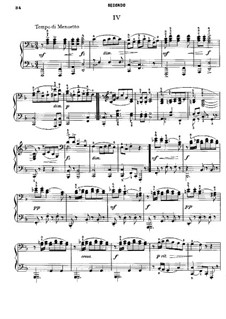 No.4 Соуседска: Для фортепиано в 4 руки by Антонин Дворжак